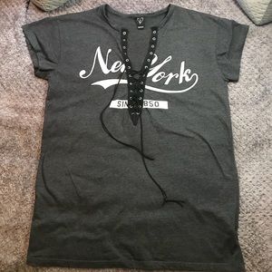 Windsor, Short sleeve grey top